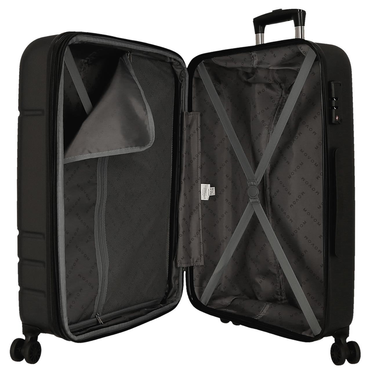 598926A TROLLEY ABS 68CM.4R.MOVOM GALAXY BLACK