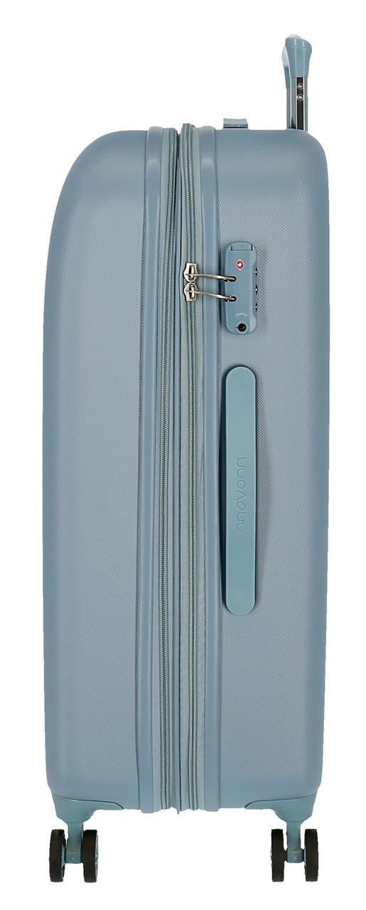 5999263 TROLLEY ABS 70CM.4R.MOVOM RIGA Ciel bleu