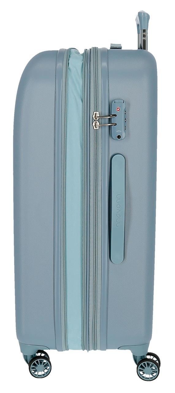 5999263 TROLLEY ABS 70CM.4R.MOVOM RIGA Ciel bleu