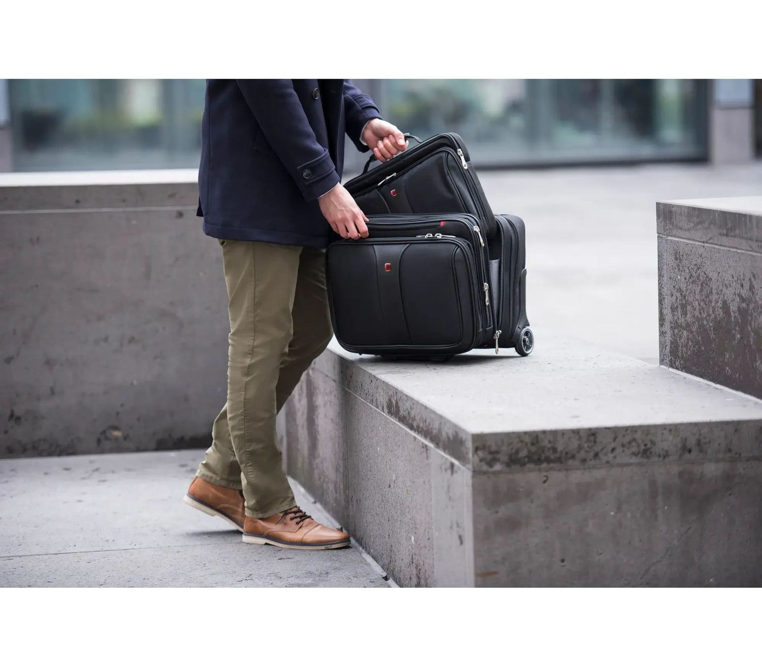 WENGER Set 2-osainen yritysmatkatavarat comp-to-roller Patriot