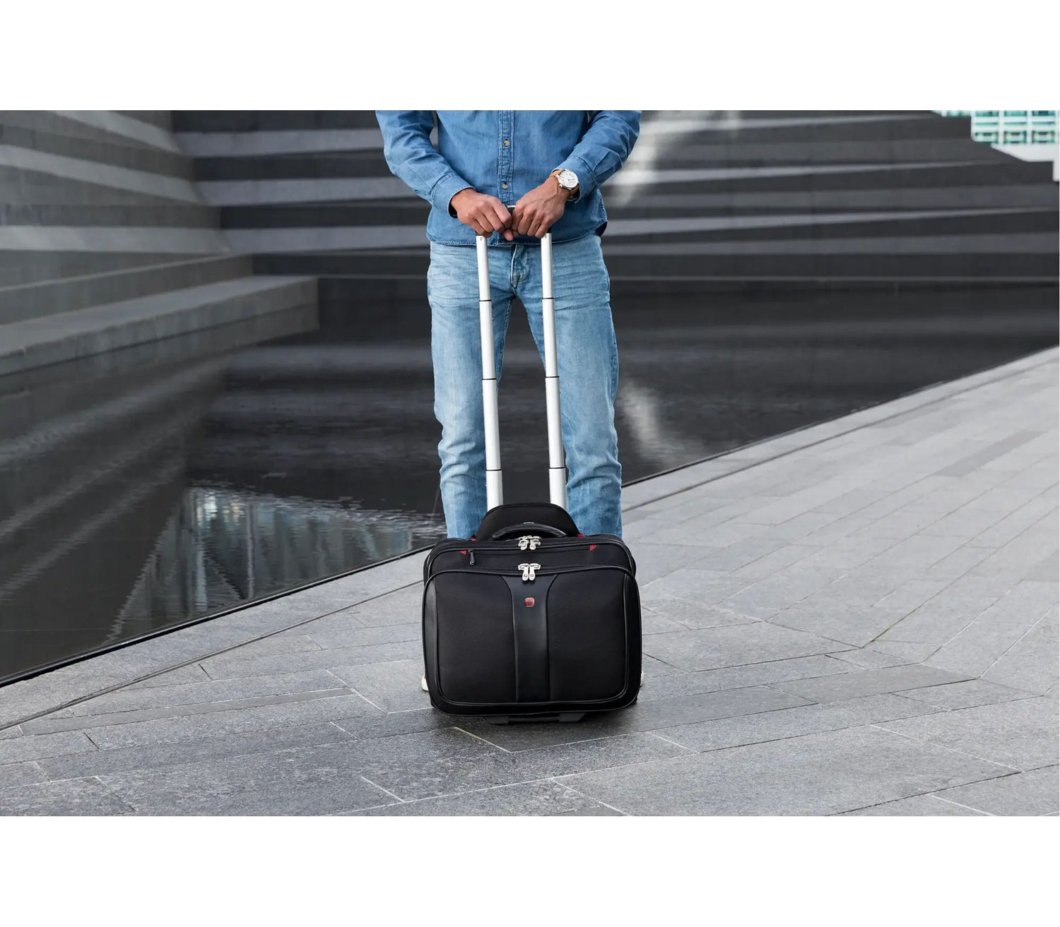 WENGER Set 2-osainen yritysmatkatavarat comp-to-roller Patriot