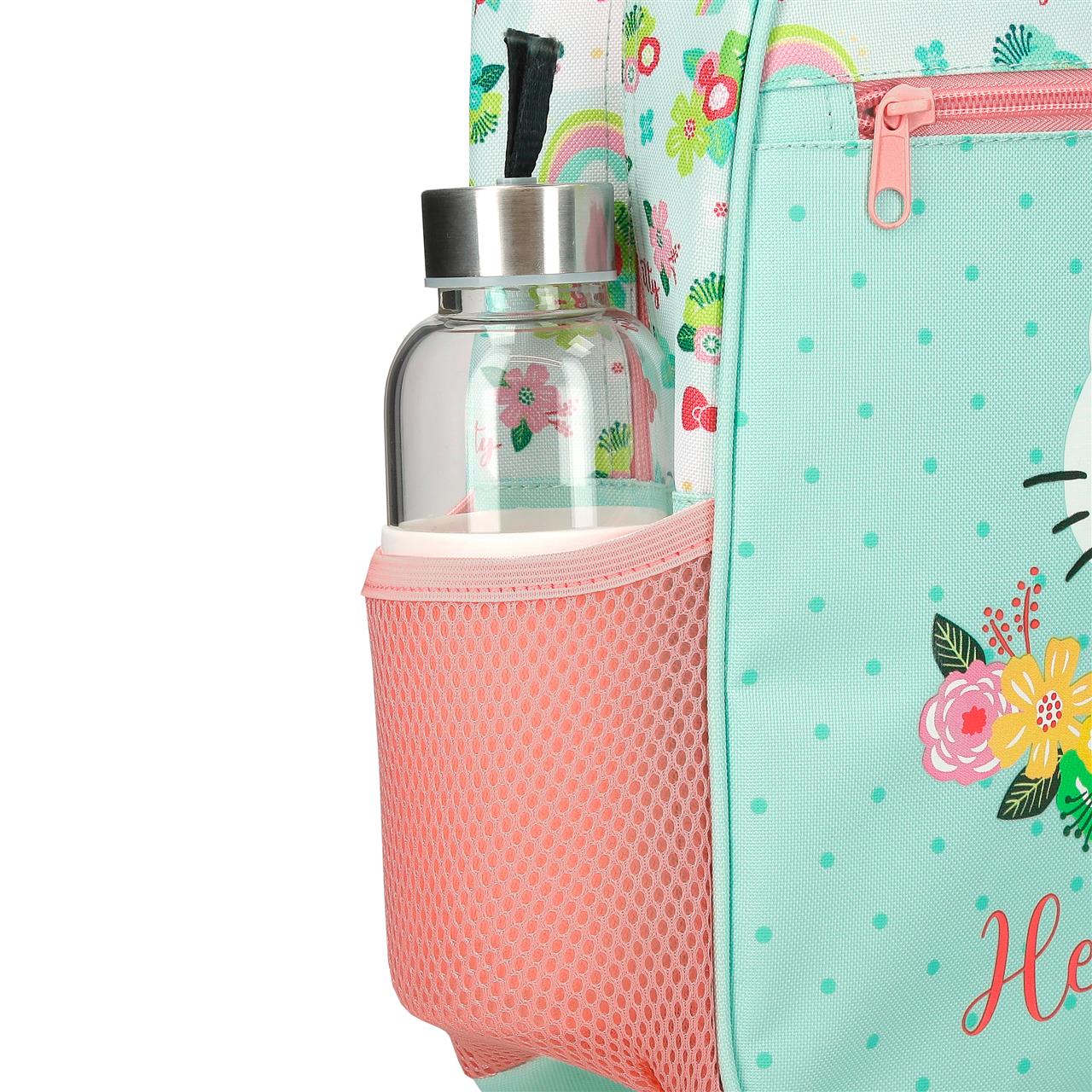 41221F1 MOCHILA ADAP. 28CM. FLORAL KITTY