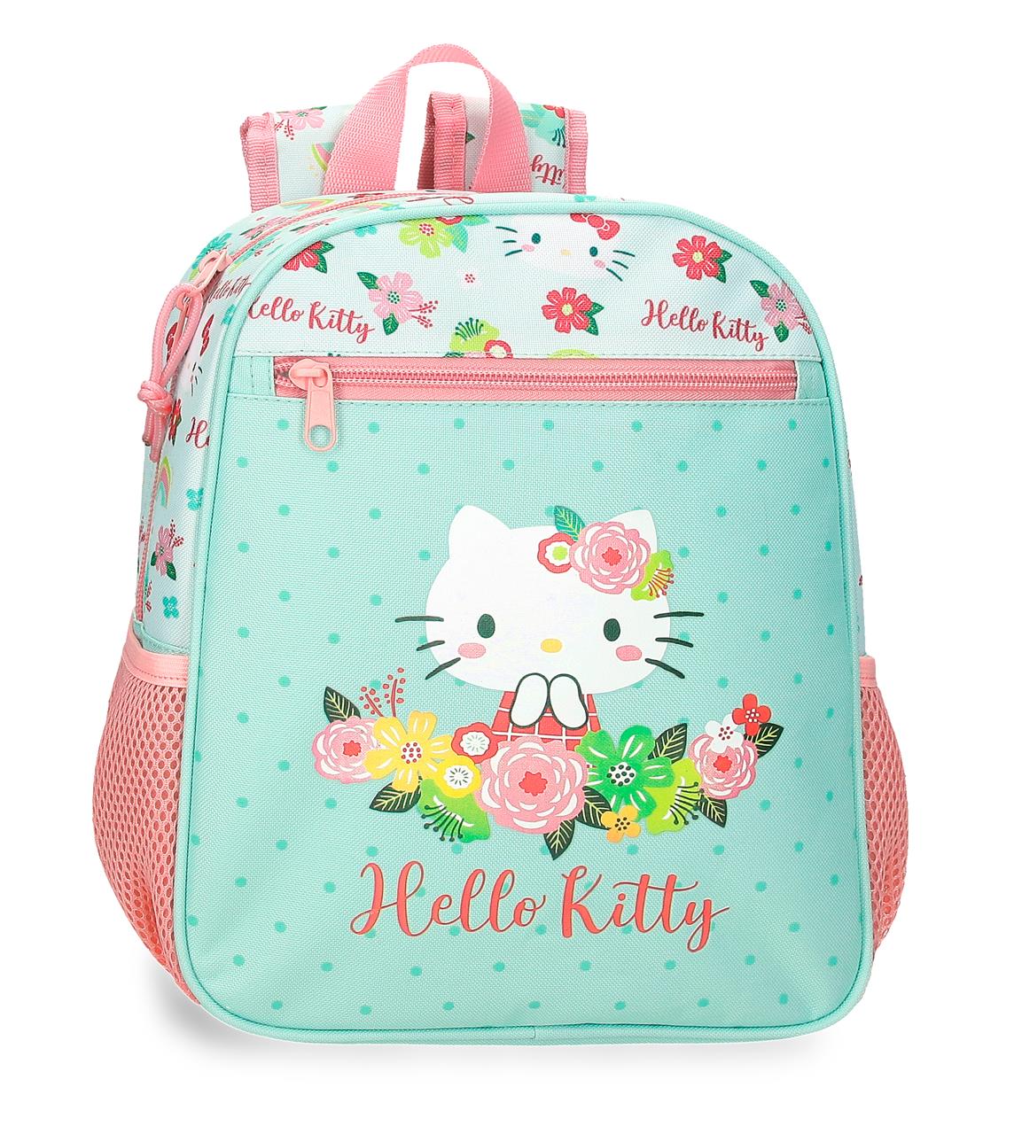 41221F1 MOCHILA ADAP. 28CM. FLORAL KITTY