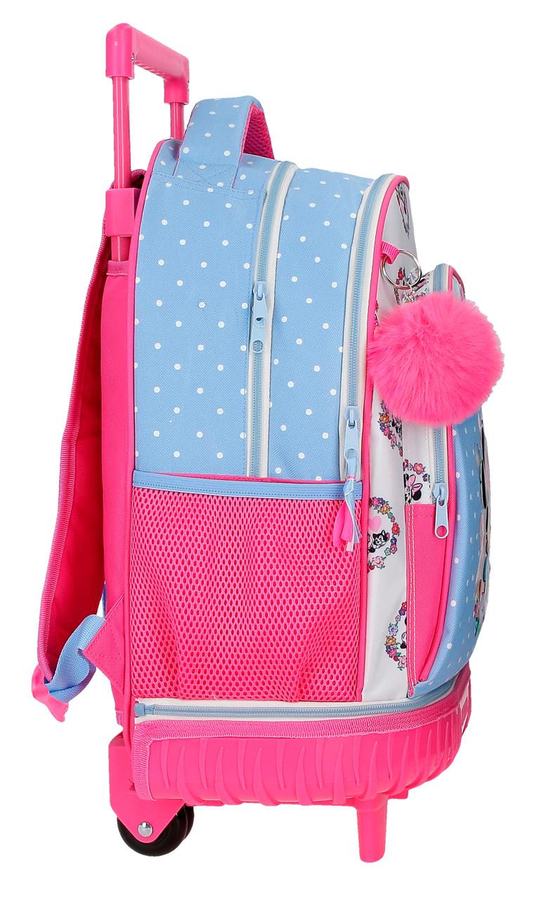 4312911 SAC À DOS COMPACT DESM. 2R. MINNIE FLEURS