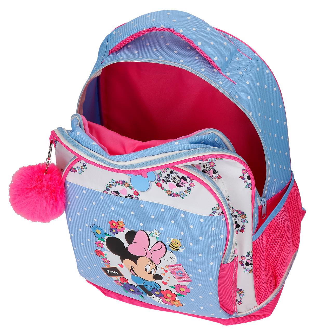 4312911 SAC À DOS COMPACT DESM. 2R. MINNIE FLEURS