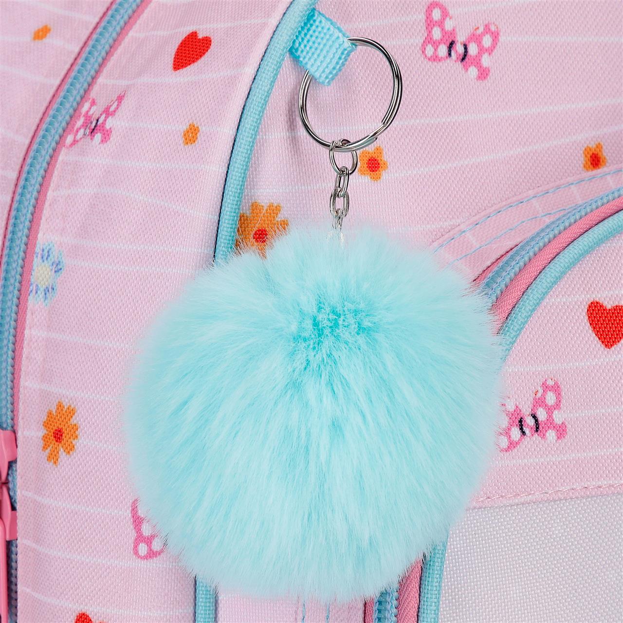 43223V1 ADAP BACKPACK. 40CM. C/CARRO. MINNIE HAPPY TO BE ME