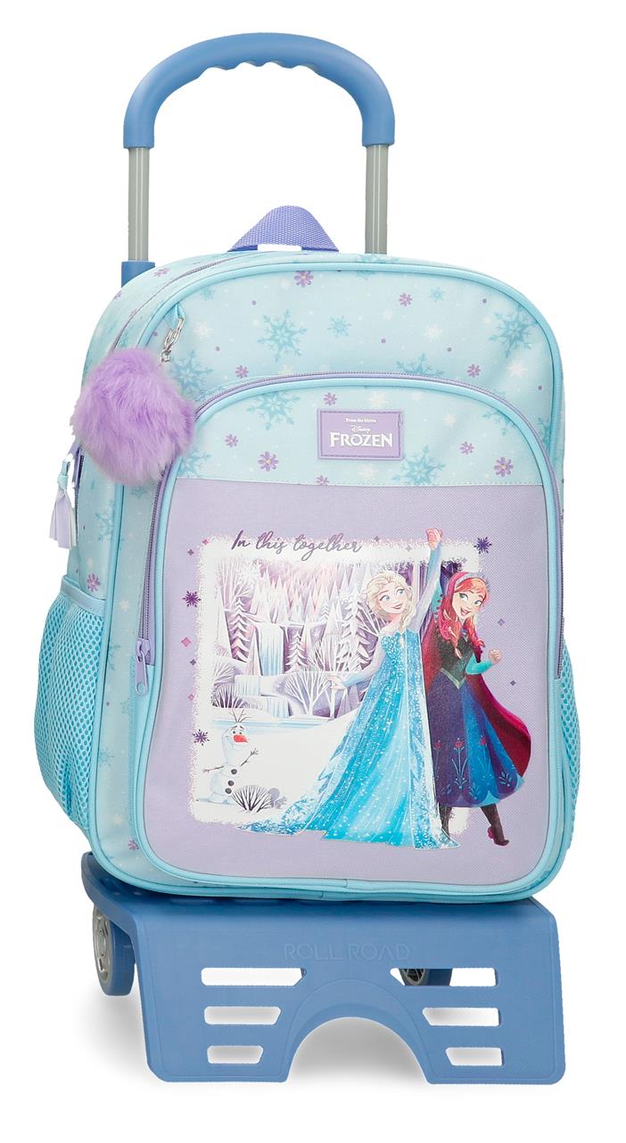 43323V1 ADAP BACKPACK. 40CM. C/CARRO. FROZEN IN THIS TOGETHER