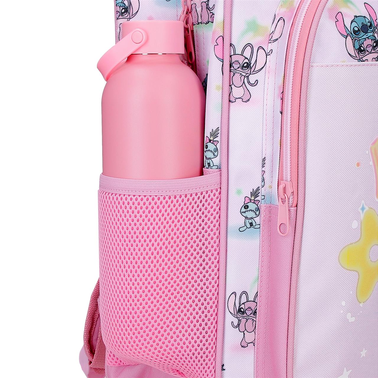 43523V1 ADAP BACKPACK. 40CM. C/CARRO STITCH YOU & ME