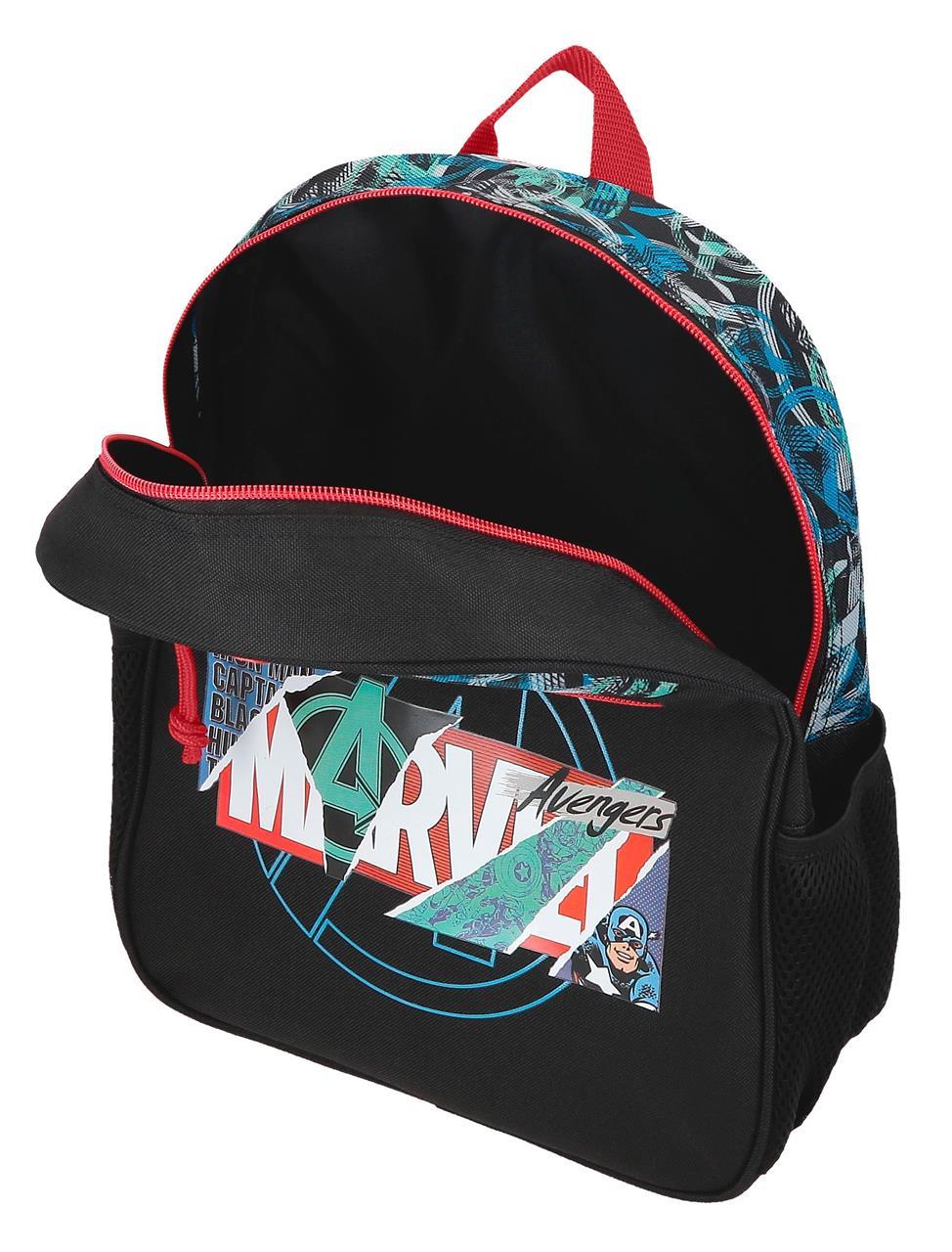 49722T1 Adapt Backpack. 33cm. C/Car. MARVEL Shield