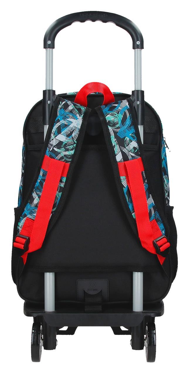 49724T1 MOCHILA ADAP. 40CM 2C. C/CARRO. MARVEL SHIELD