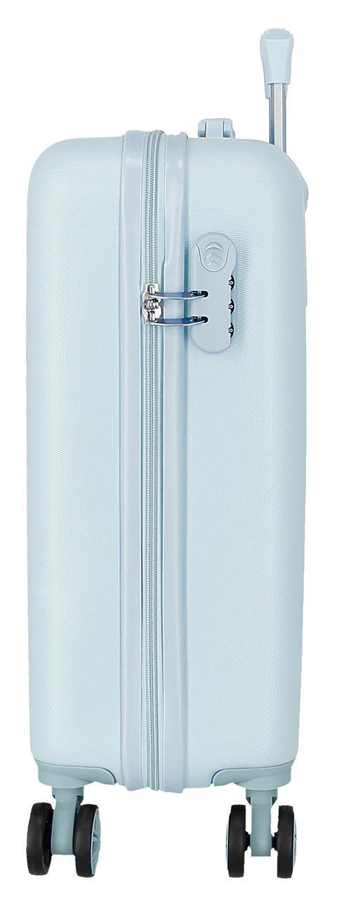 4641766 TROLLEY ABS 55CM.4R. MICKEY GOOD MOOD BLUE