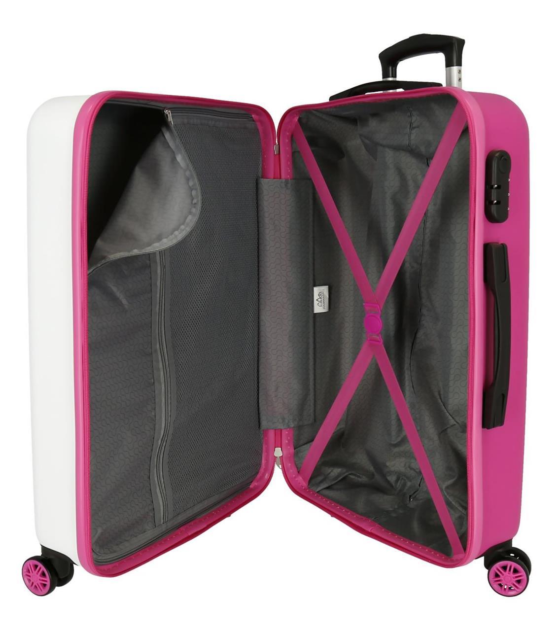 4681864 TROLLEY ABS 68CM.4R.MINNIE ENJOY THE DAY