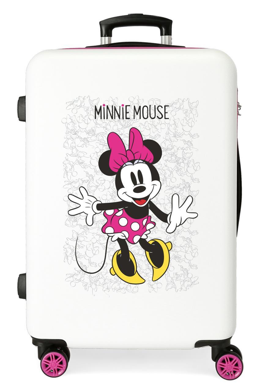 4681864 TROLLEY ABS 68CM.4R.MINNIE ENJOY THE DAY