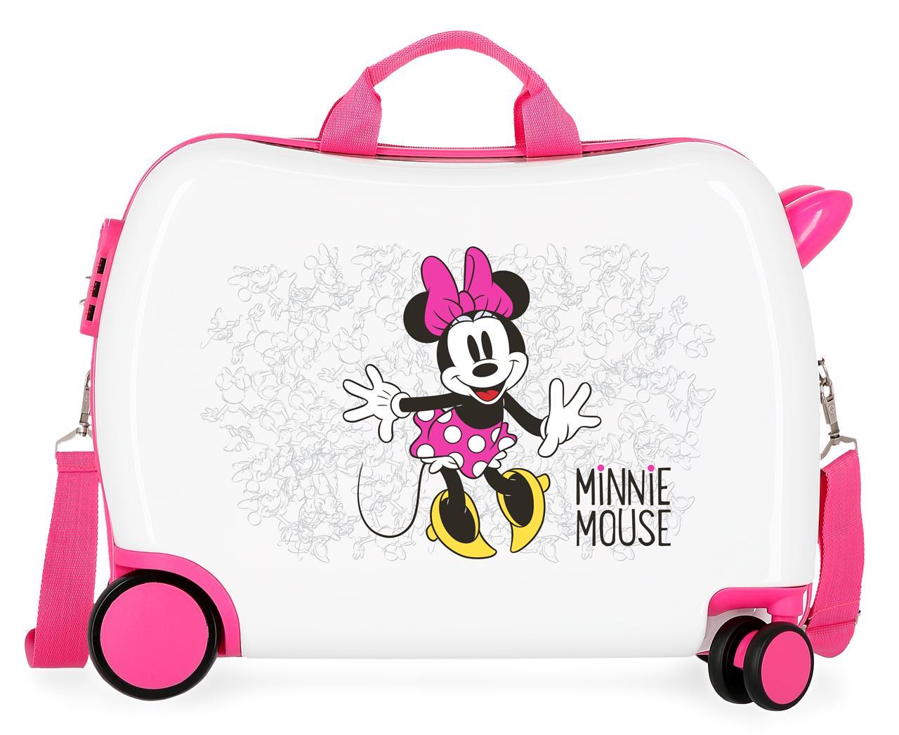 4689864 Maleta Inf.ABS 4r. (2 multi.). MINNIE ENJOY THE DAY