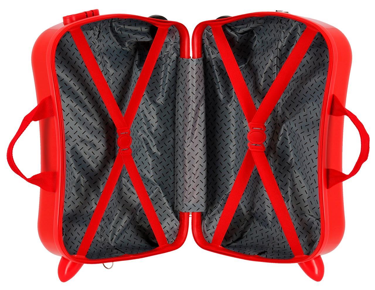 4689867 VALISE INFÉRIEUREABS 4R.(2 MULTI.) 50CM. MICKEY PROFITEZ DU