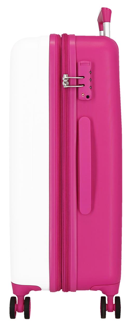 4571263 TROLLEY ABS 65CM.4r.MINNIE HAPPY HELPERS WHITE