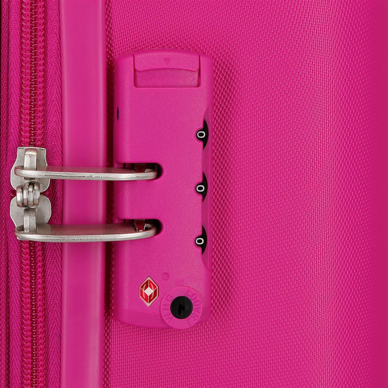 4571263 TROLLEY ABS 65CM.4r.MINNIE HAPPY HELPERS WHITE