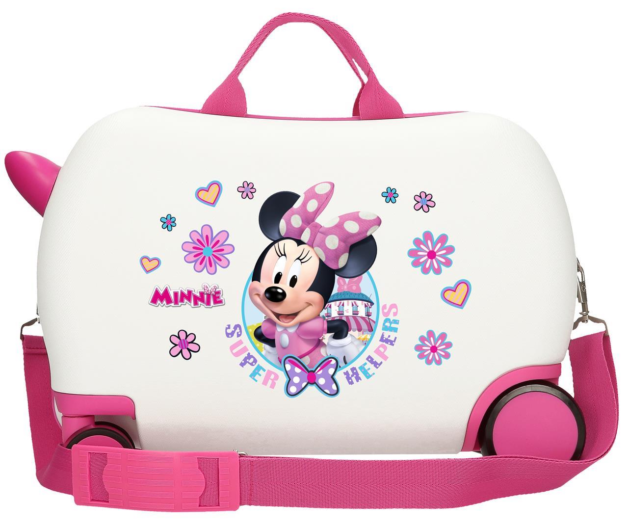 4571063 Maleta Inf.ABS 4r. (2 multi.) 45CM. MINNIE SUPER Aide