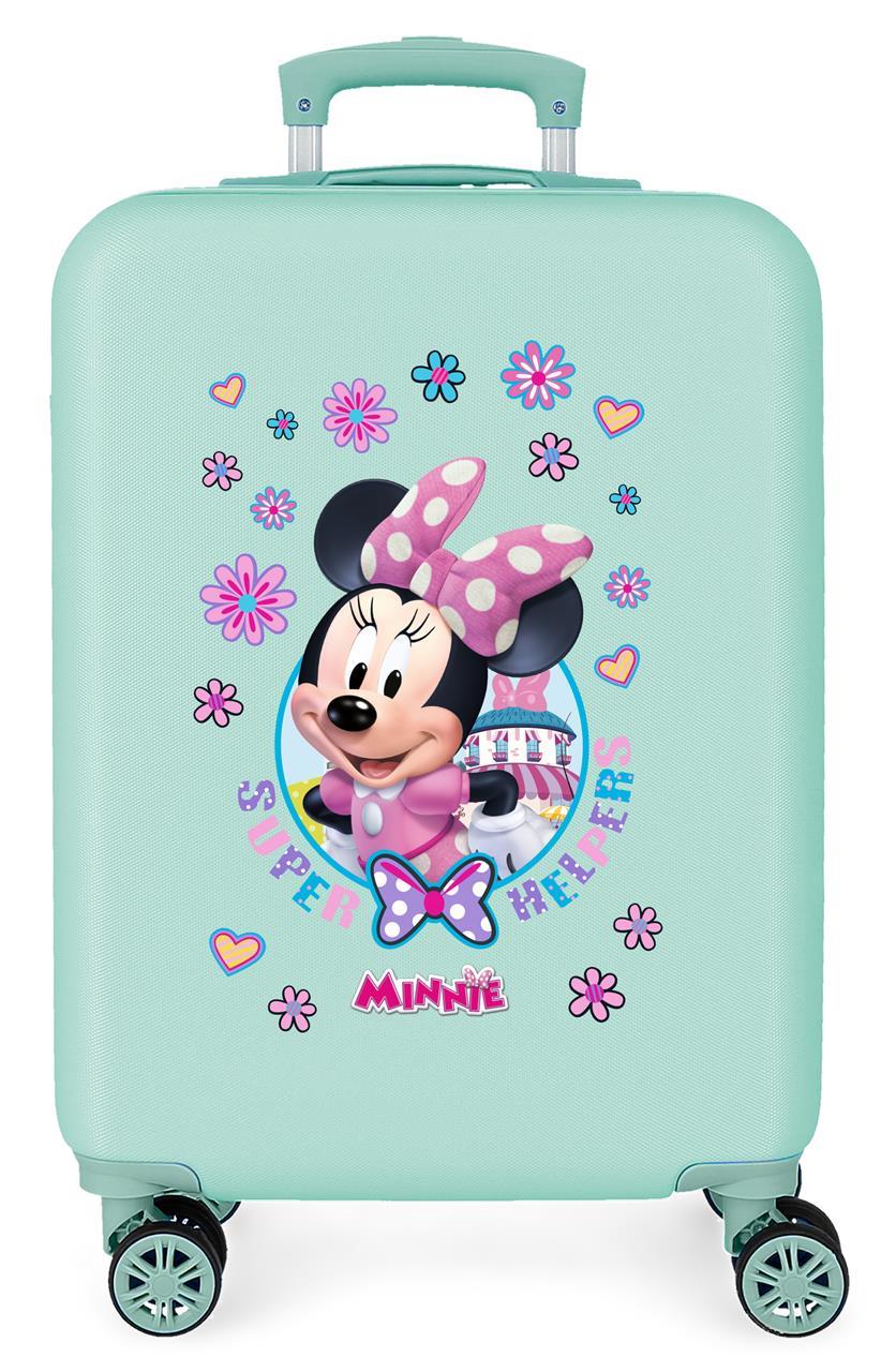4571765 TROLLEY ABS 55CM.4R. MINNIE HAPPY HELPERS TURQUESA