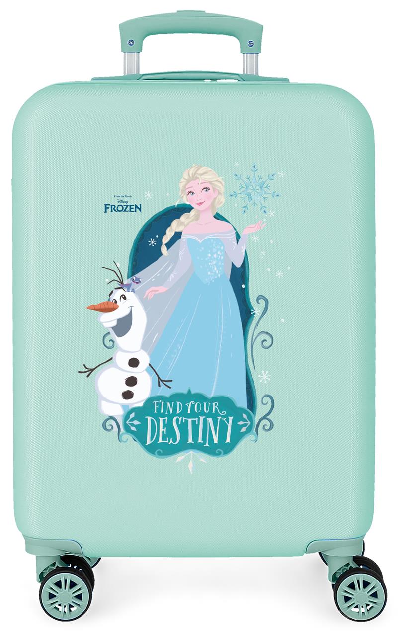 4011125 TROLLEY ABS 55CM. 4R. FROZEN FINDEN SIE IHR SCHICKSAL TÜRKIS