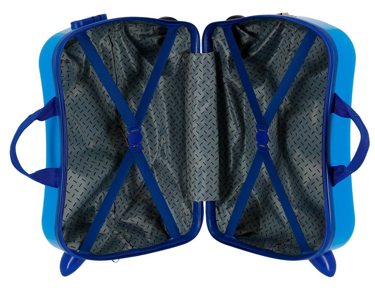 4049821 Maleta Inf.ABS 4r.SPIDERMAN RED BLUE