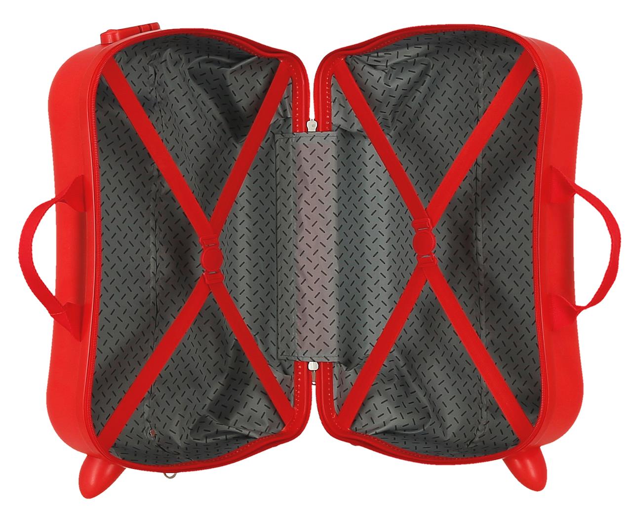 4389822 MALETA INF.ABS 4R.(2 MULTI.) 50CM. MICKEY SHAPE SHIF