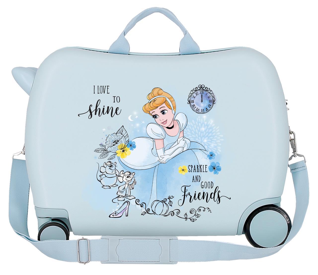 4489822 LOWER SUITCASEABS 4R.(2 MULTI.) 50CM. PRINCESS CELEBRAT