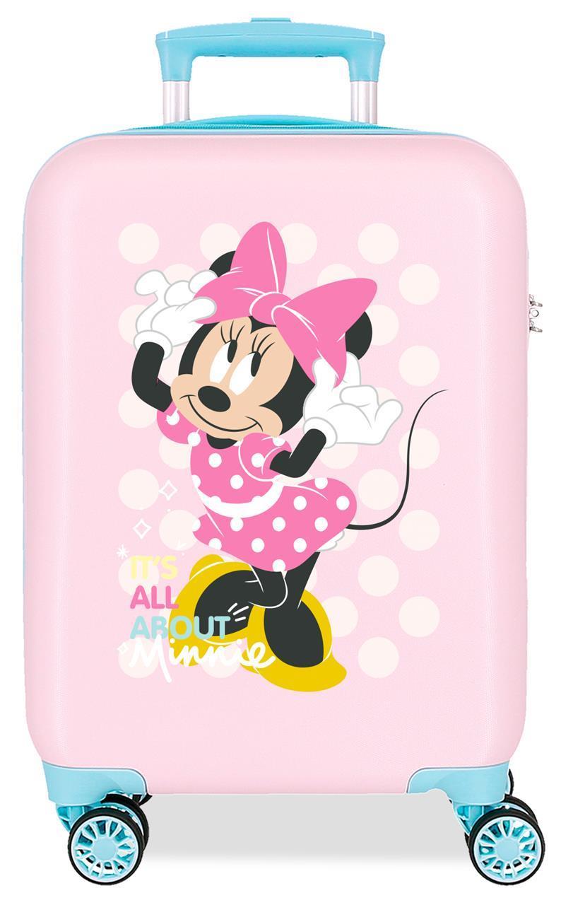 4561321 TROLLEY ABS 50 cm.4r. MINNIE PLAY ALL DAY VAALEANPUNAINEN