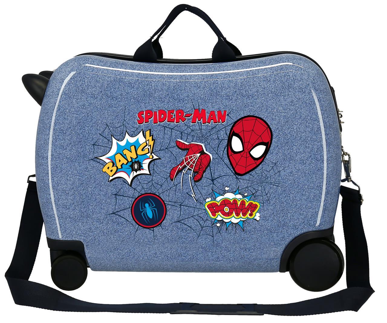 4619821 Maleta Inf.ABS 4r. SPIDERMAN DENIM