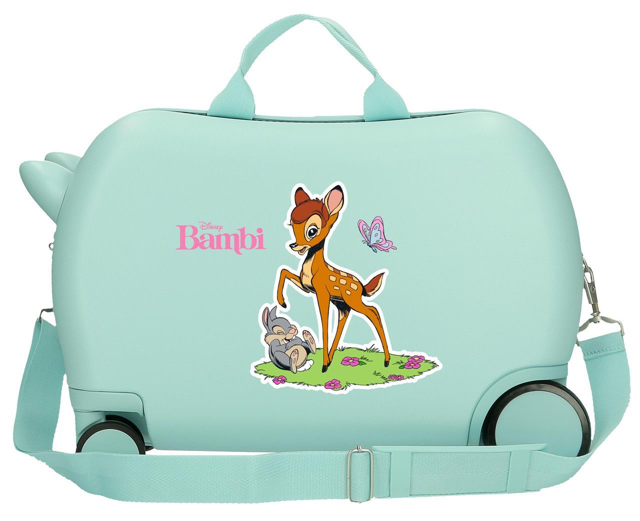 4751028 Maleta Inf.ABS 4R. (2 Multi.) 45CM.BAMBI TURQUOISE