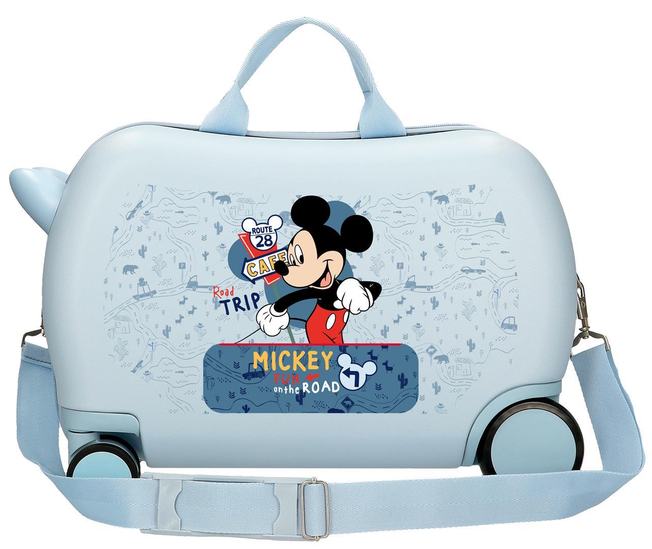 4951021 Maleta Inf.ABS 4R. 45CM. MICKEY ROAD TRIP