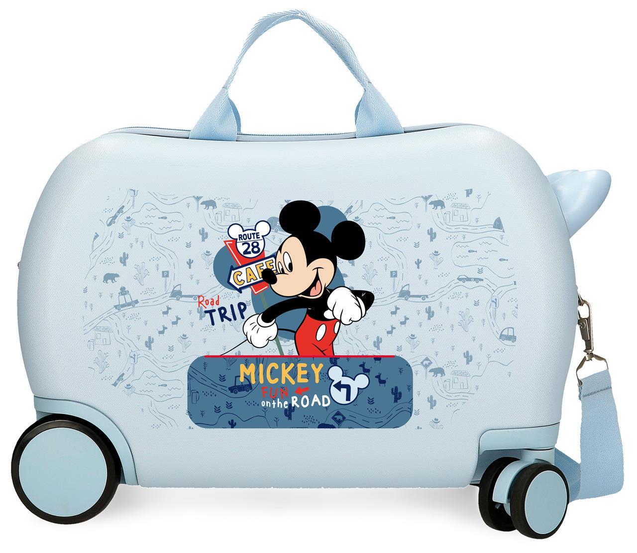 4951021 Maleta Inf.ABS 4R. 45CM. MICKEY ROAD TRIP