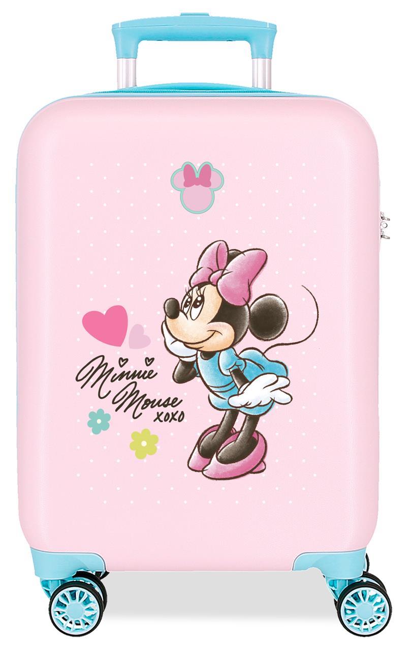 4231343 TROLLEY ABS 50 cm.4r. MINNIE Kuvittele vaaleanpunaiseksi