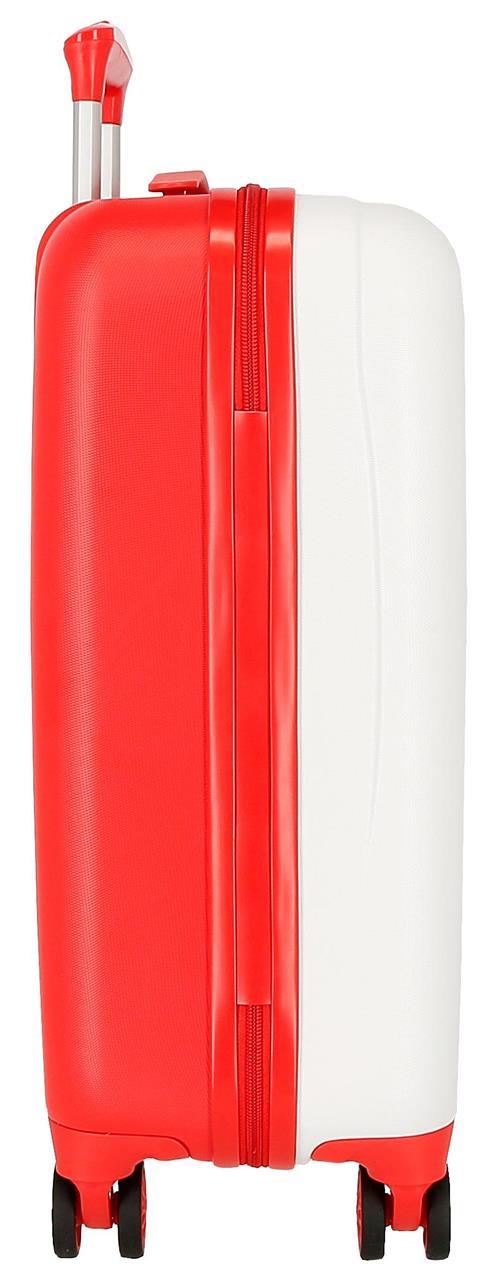 4251142 Trolley ABS 55 cm.4r. Spiderman Authentic Blanco