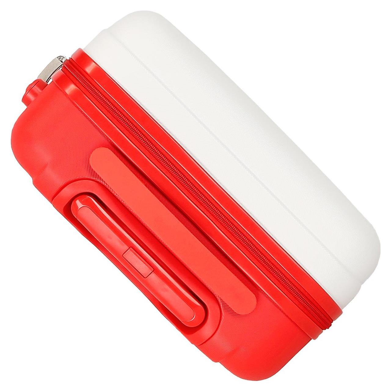 4251142 Trolley ABS 55 cm.4r. Spiderman Authentic Blanco