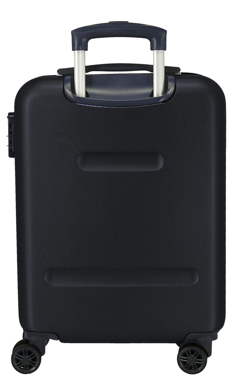 4751143 TROLLEY ABS 55CM. 4R. MINNIE FLEURS BLANC/MARINE