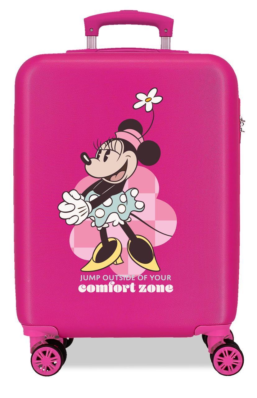 4771143 TROLLEY ABS 55CM. 4R. MINNIE CONFORT ZONE FUCSIA