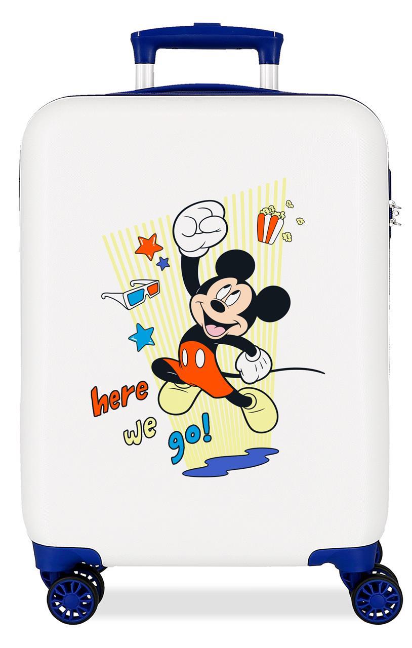 4771145 TROLLEY ABS 55CM.4R. MICKEY Hier worden we wit