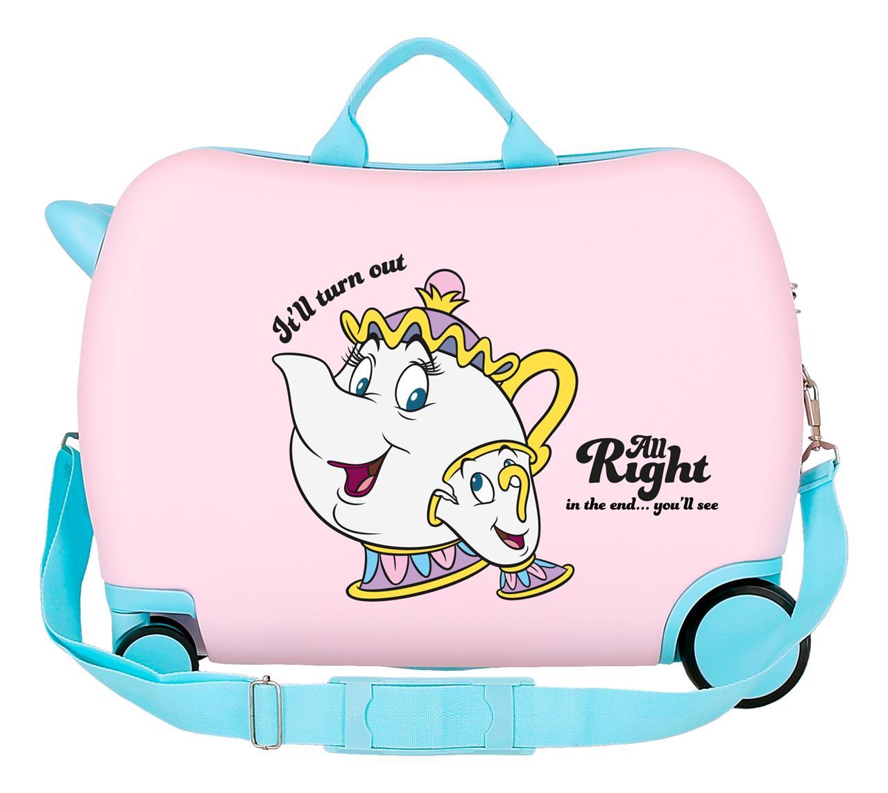 4789841 MALETA INF.ABS 4R.(2 MULTI.) 45CM. ALL RIGHT ROSA