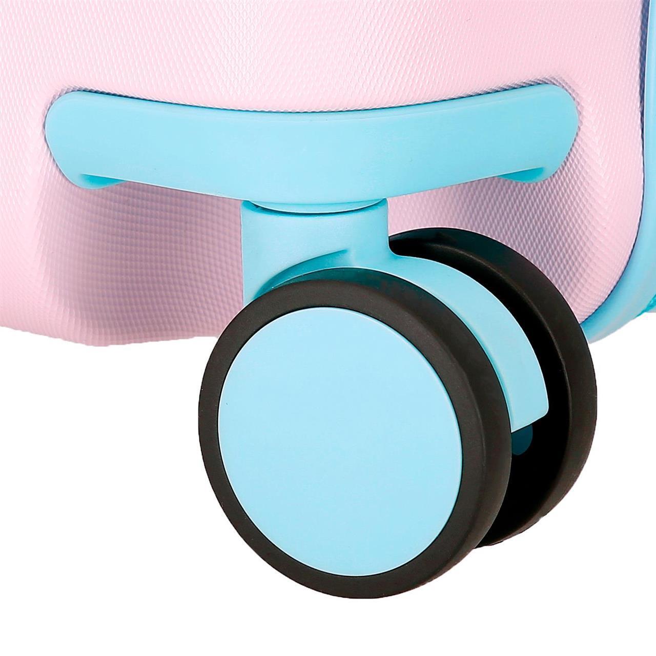 4789841 MALETA INF.ABS 4R.(2 MULTI.) 45CM. ALL RIGHT ROSA