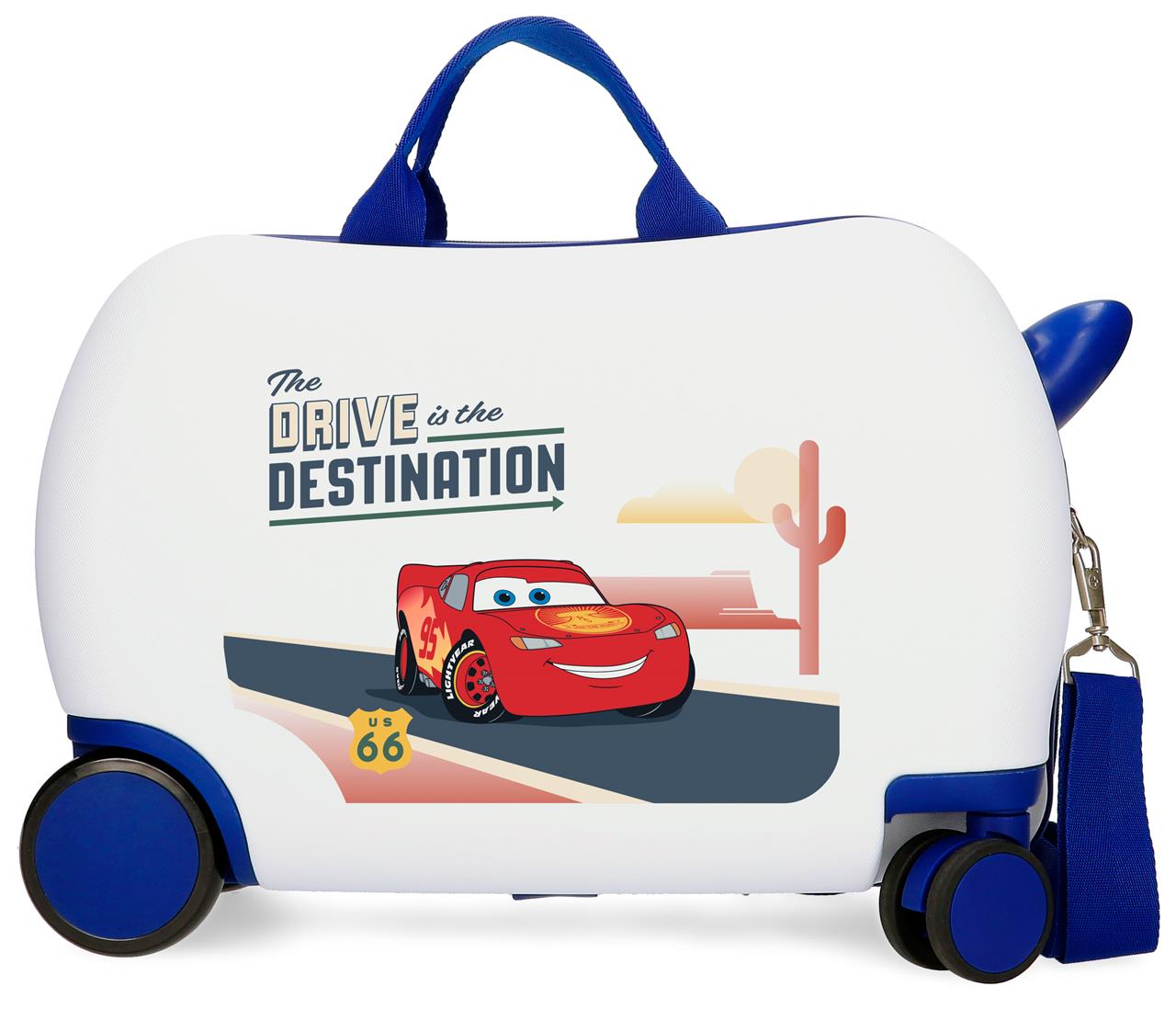 4791 MALETA INF.ABS 4R.(2 MULTI.) 45CM. CARS THE DESTINATION