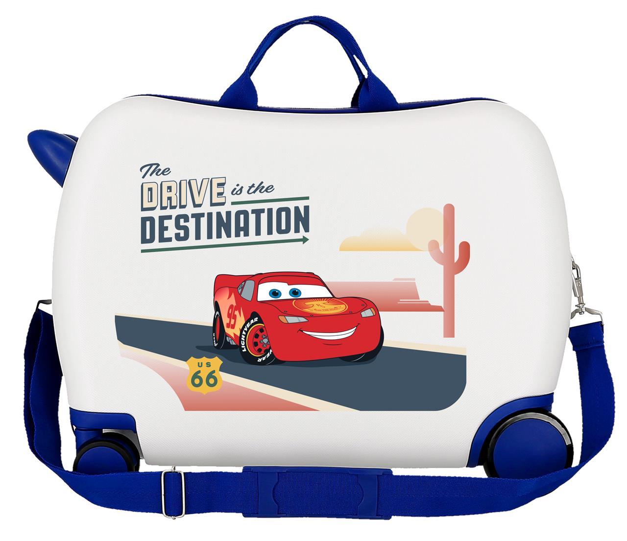 4799841 Maleta Inf.ABS 4r. (2. Multi) Autos Recusation Blanco