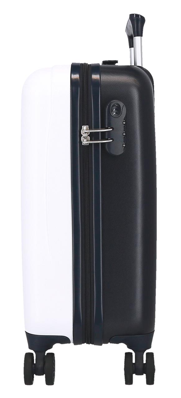 4831341 TROLLEY ABS 50CM. 4R. NINJA ATTACK BLANCO/MARINO