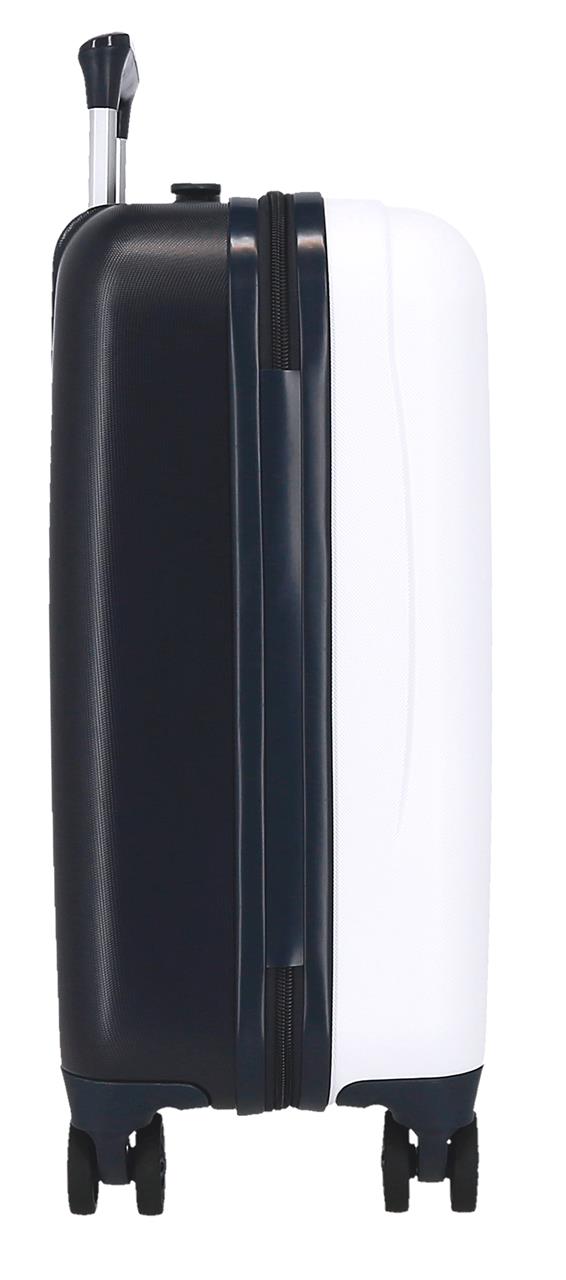 4831341 TROLLEY ABS 50CM. 4R. NINJA ATTACK BLANCO/MARINO