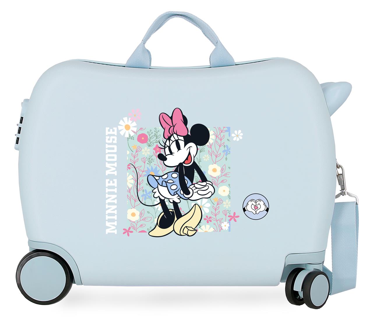 4929841 Maleta Inf.ABS 4r. (2 multi.). MINNIE Glücklich