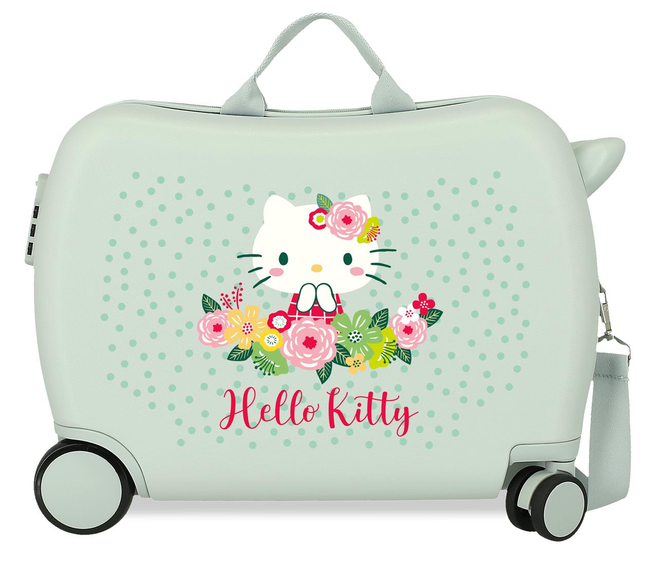 4129811 VALISE INFÉRIEUREABS 4R.(2 MULTI.) 50CM. MENT DE CHAT FLORAL