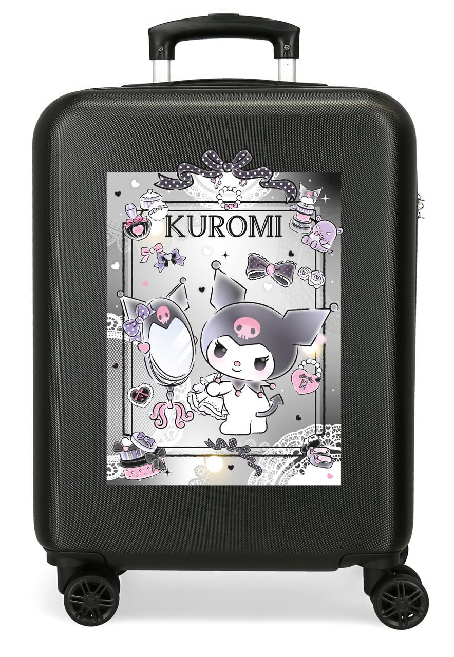 4281112 TROLLEY ABS 55CM.4R. KUROMI DREAM CLOSER BLACK