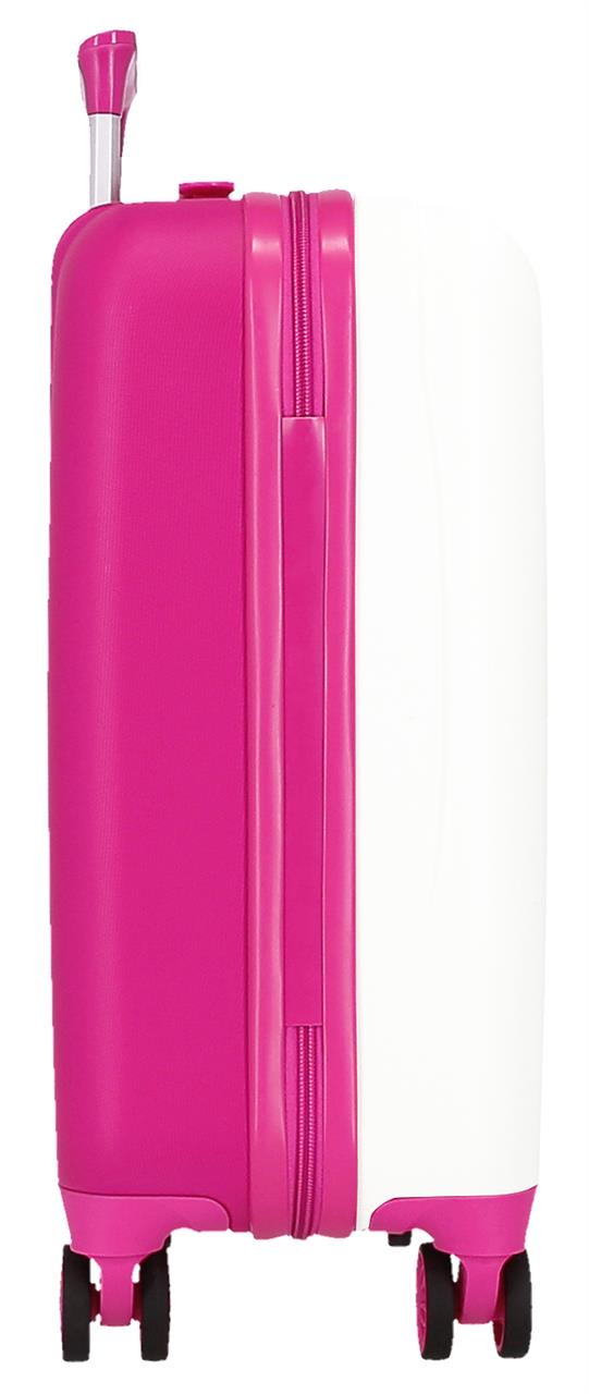 4281316 TROLLEY ABS 50 CM.4R. KUROMI CANDIES WHITE-FUCHSIA
