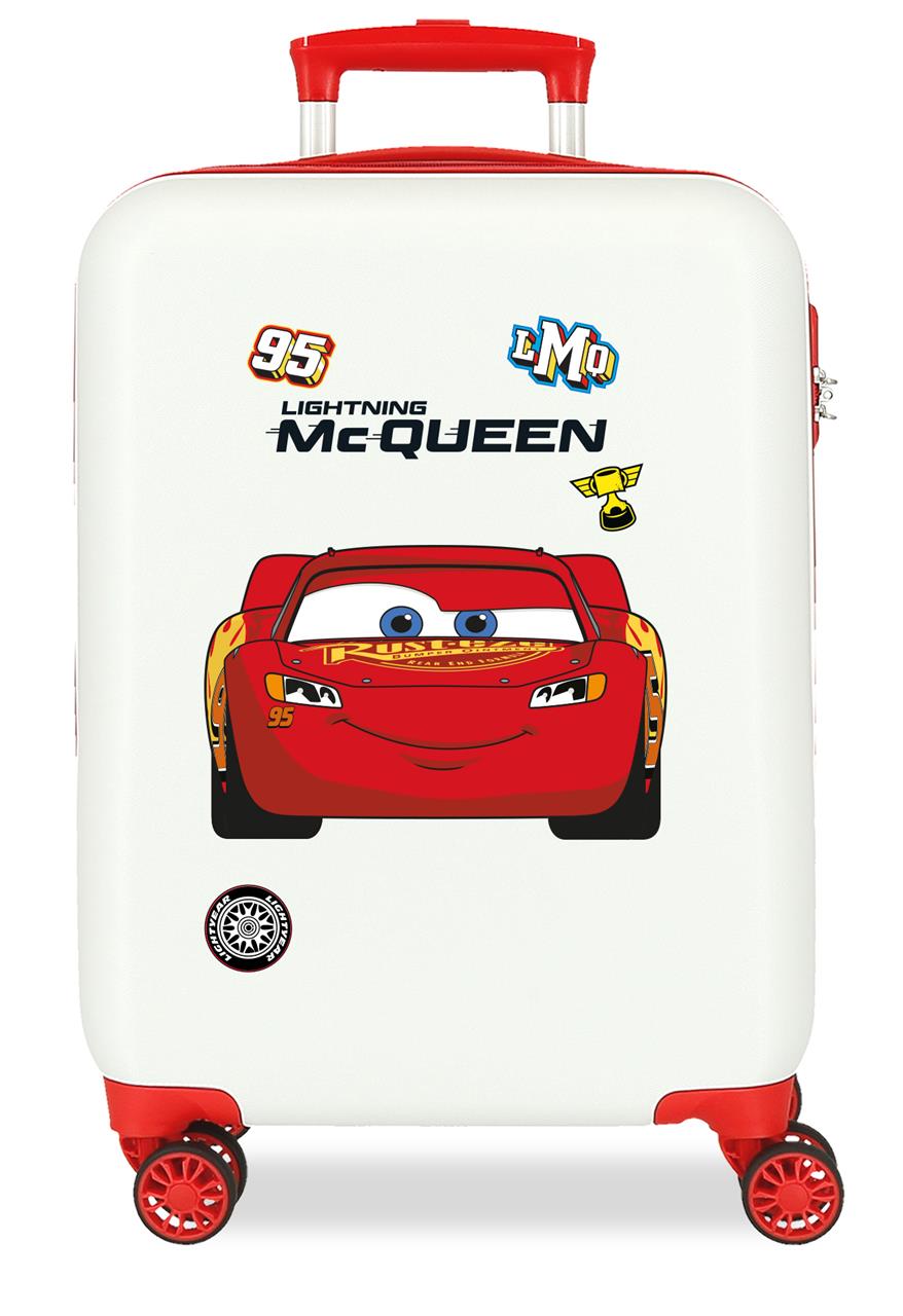 4211112 TROLLEY ABS 55CM. 4R. CARROS MCQUEEN
