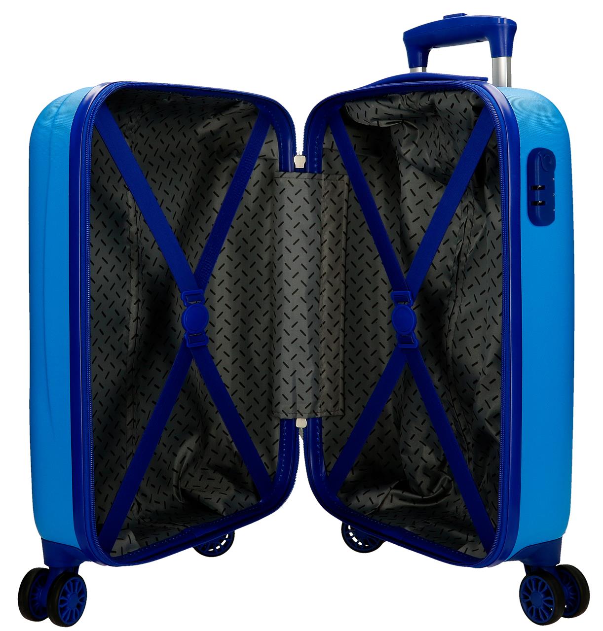 TROLLEY ABS 50 CM.4R. SPIDERMAN WALLCRAWLER BLAU C.105